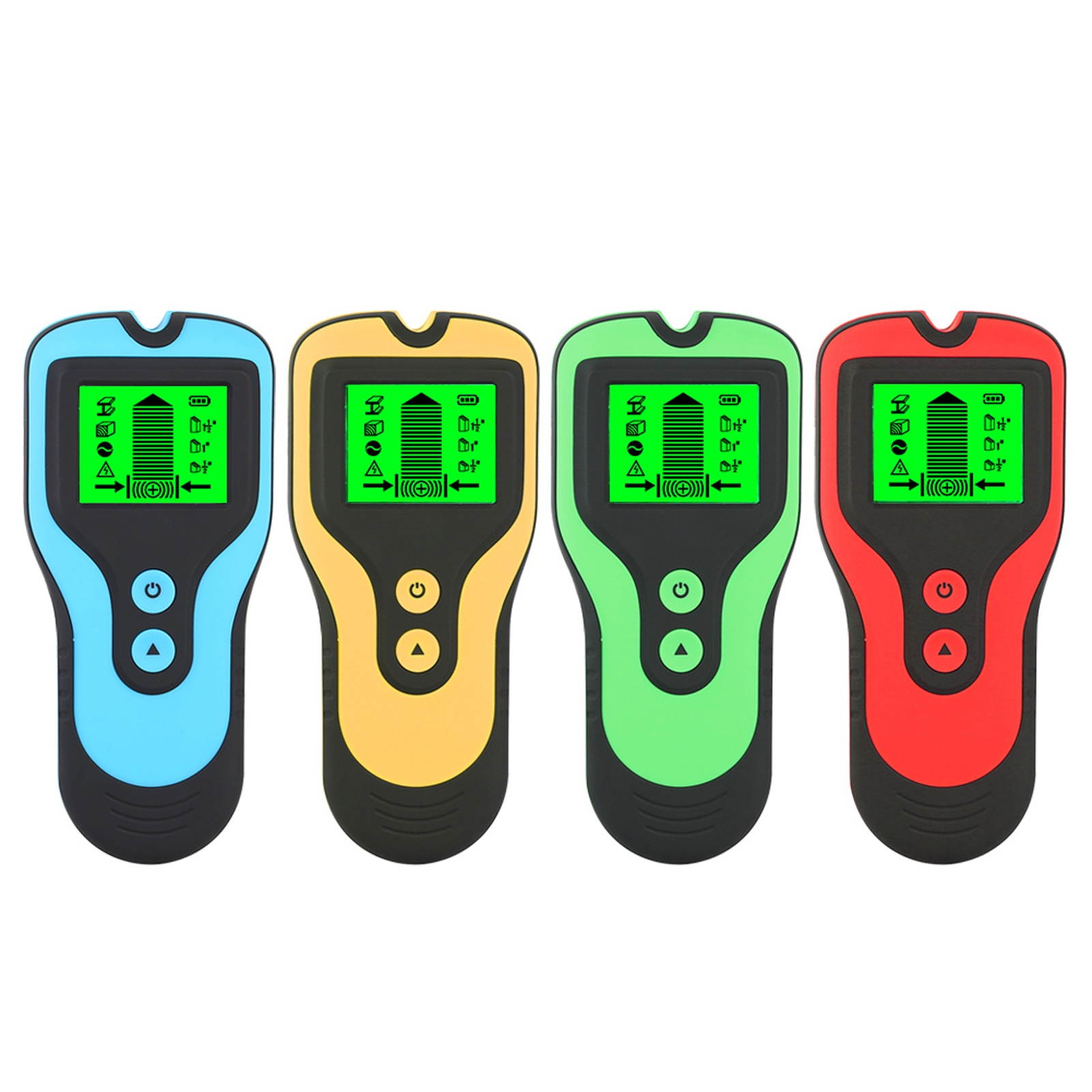 LCD Display Screen 3 In 1 Metal Detector Stud Sensors Scanner AC Voltage Live Wire Detector Multifunction Utility Tool