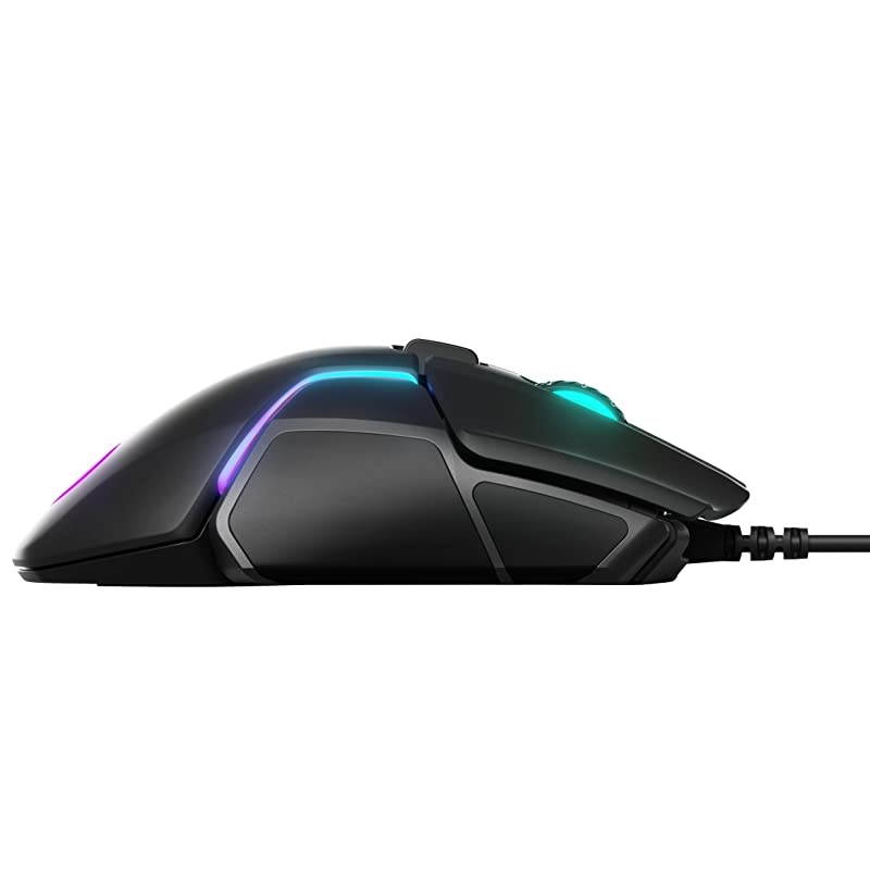 Rival 600 Gaming Mouse 12000 CPI TrueMove3+ Dual Optical Sensor 005 LiftOff Distance Weight System