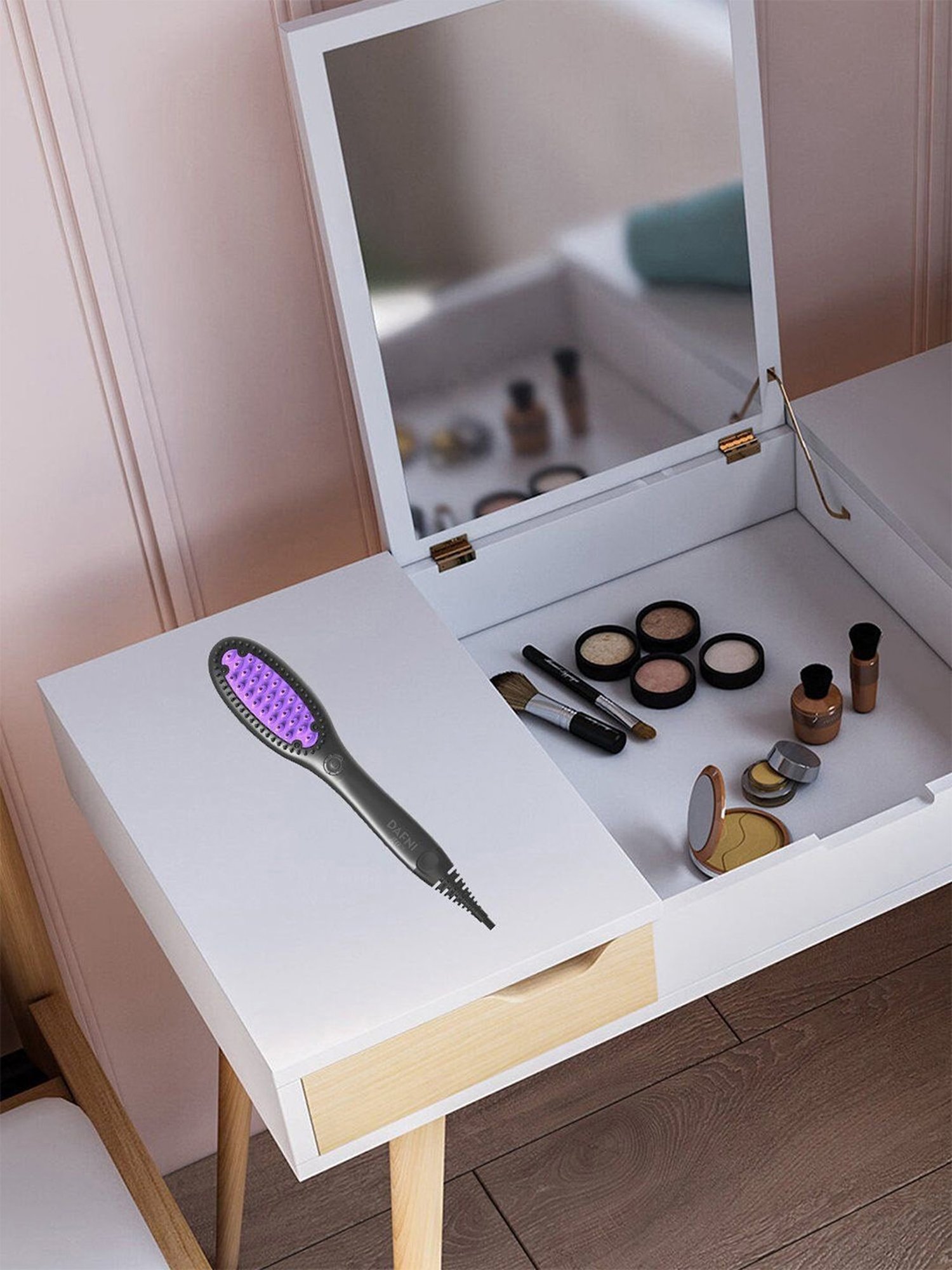 Nova NHC-522CRM Professional Hair Straightener (Black)