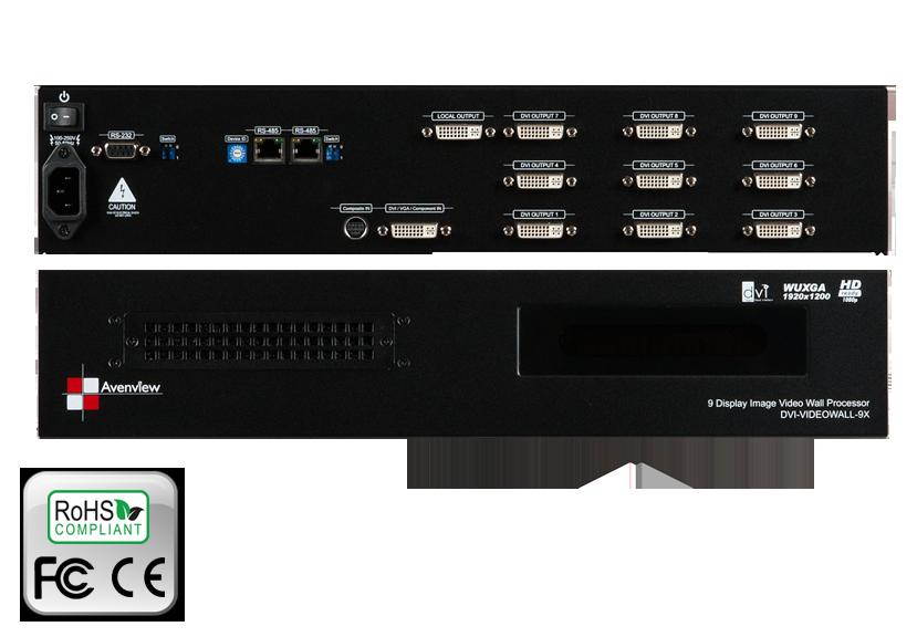 9 Port Dual Image Cascadable Videowall