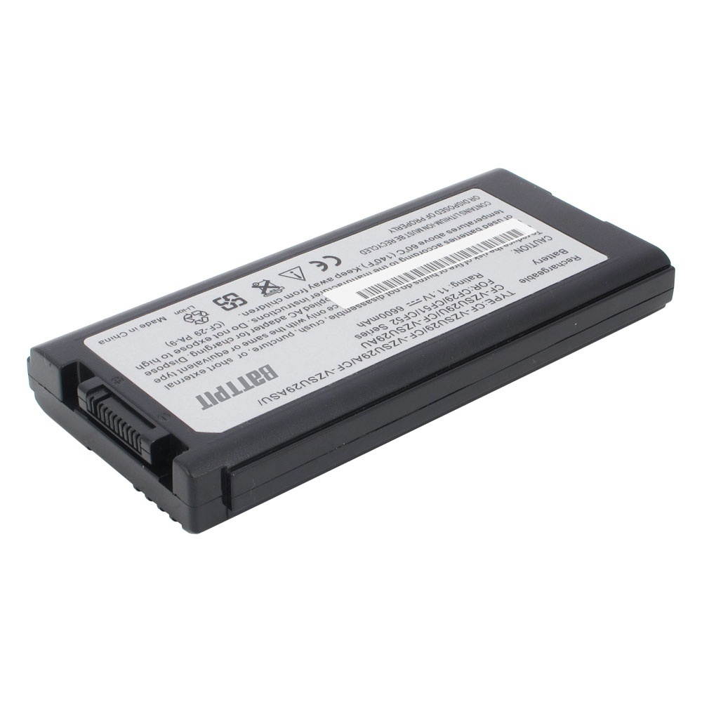 BattPit: CF-VZSU29U battery for Panasonic CFVZSU29, CFVZSU29ASU, CF-VZSU29AU, CFVZSU29AU, CFVZSU29U (11.1V 6600mAh 73Wh)
