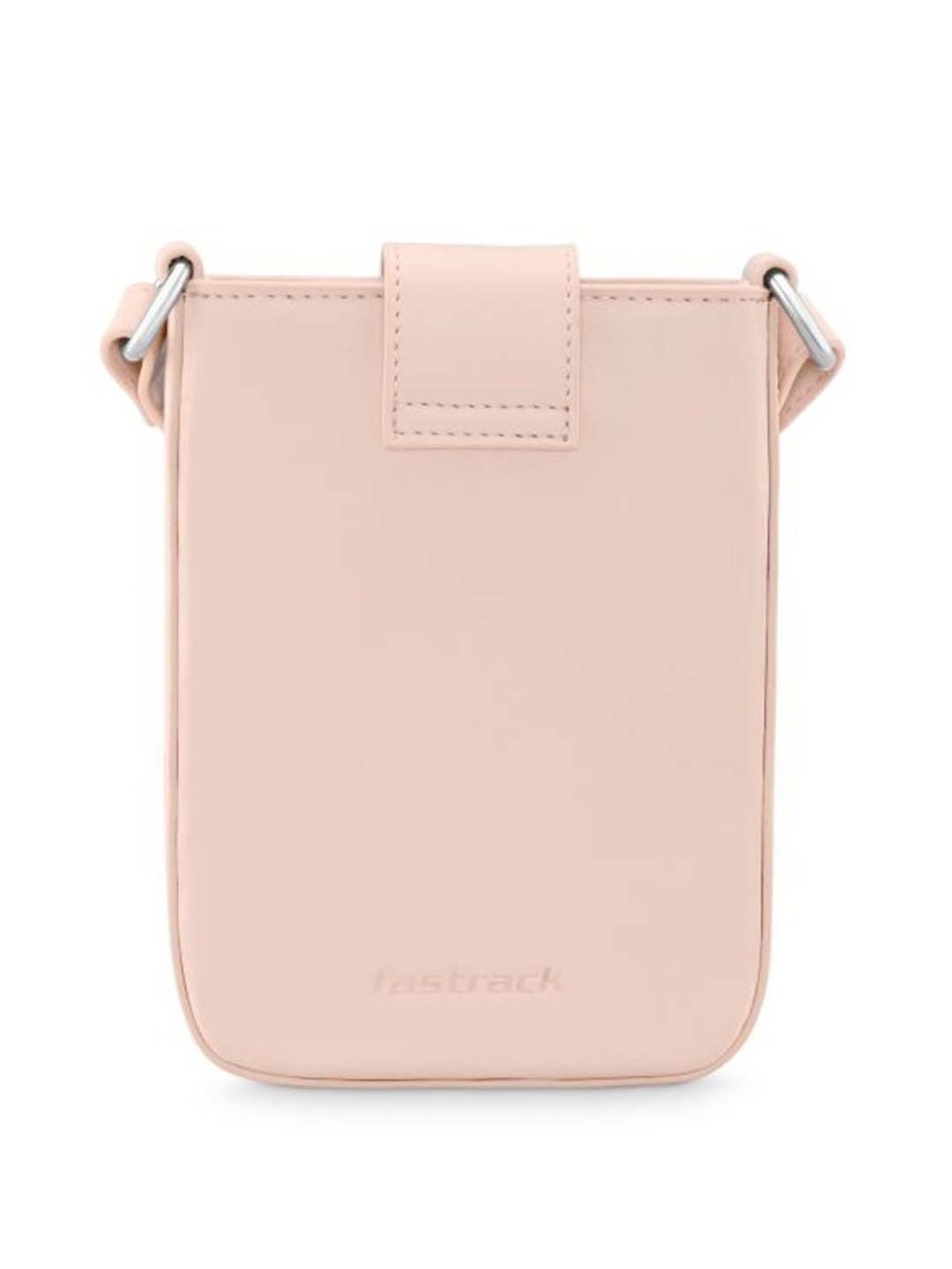 Fastrack Pink Solid Mobile Pouch