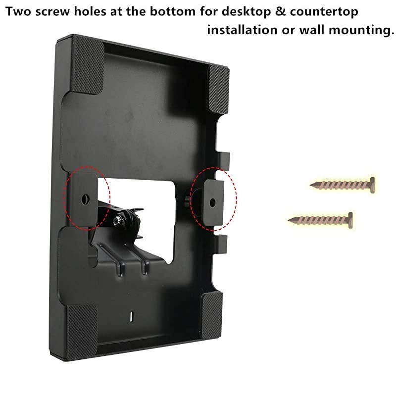 Desktop amp Wall Mount AntiTheft Security Kiosk POS Stand Holder Enclosure for Tablets Compatible with iPad 234 iPad air iPad air 2 iPad 97quot FlipampRotate Design