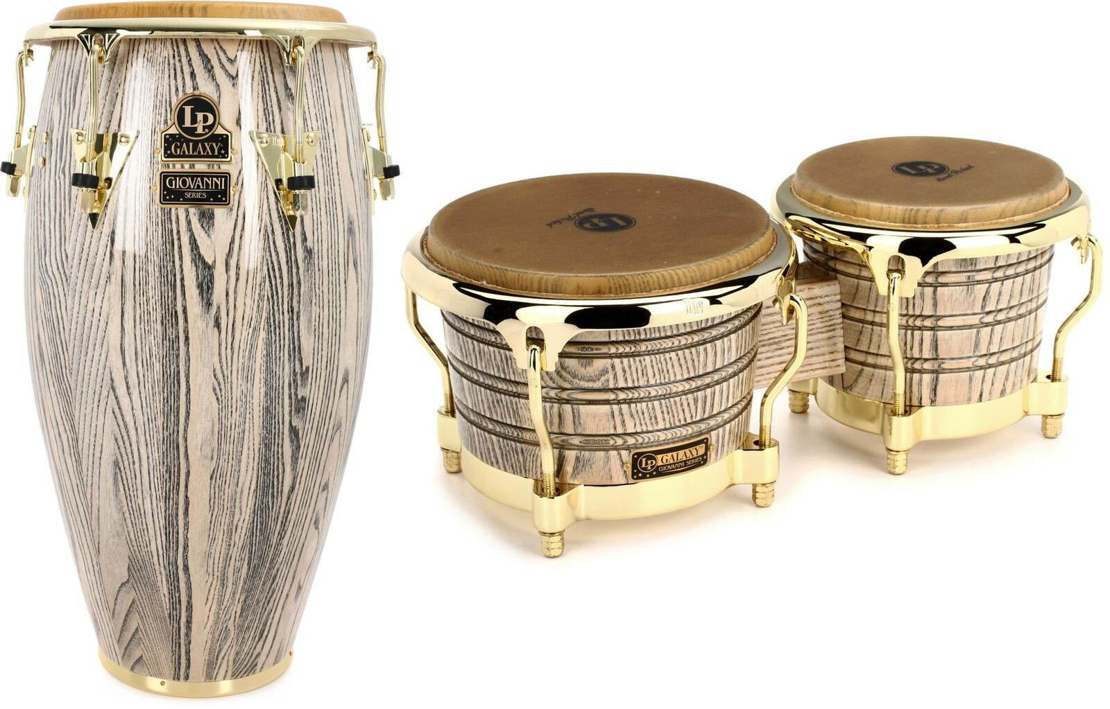 Latin Percussion Galaxy Giovanni Tumbadora - Natural + Latin P... - Value Bundle