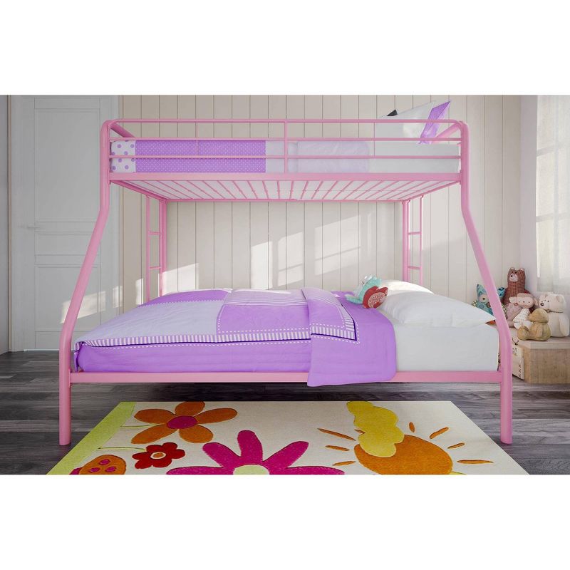 Twin Over Full Bunk Bed Pink - Dorel Home Products