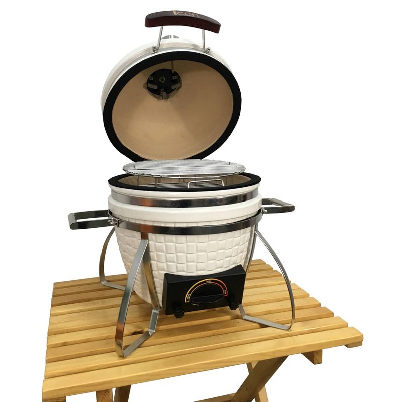 Char-Broil TRU-Infrared Kettleman Charcoal Grill 17302067 - Red