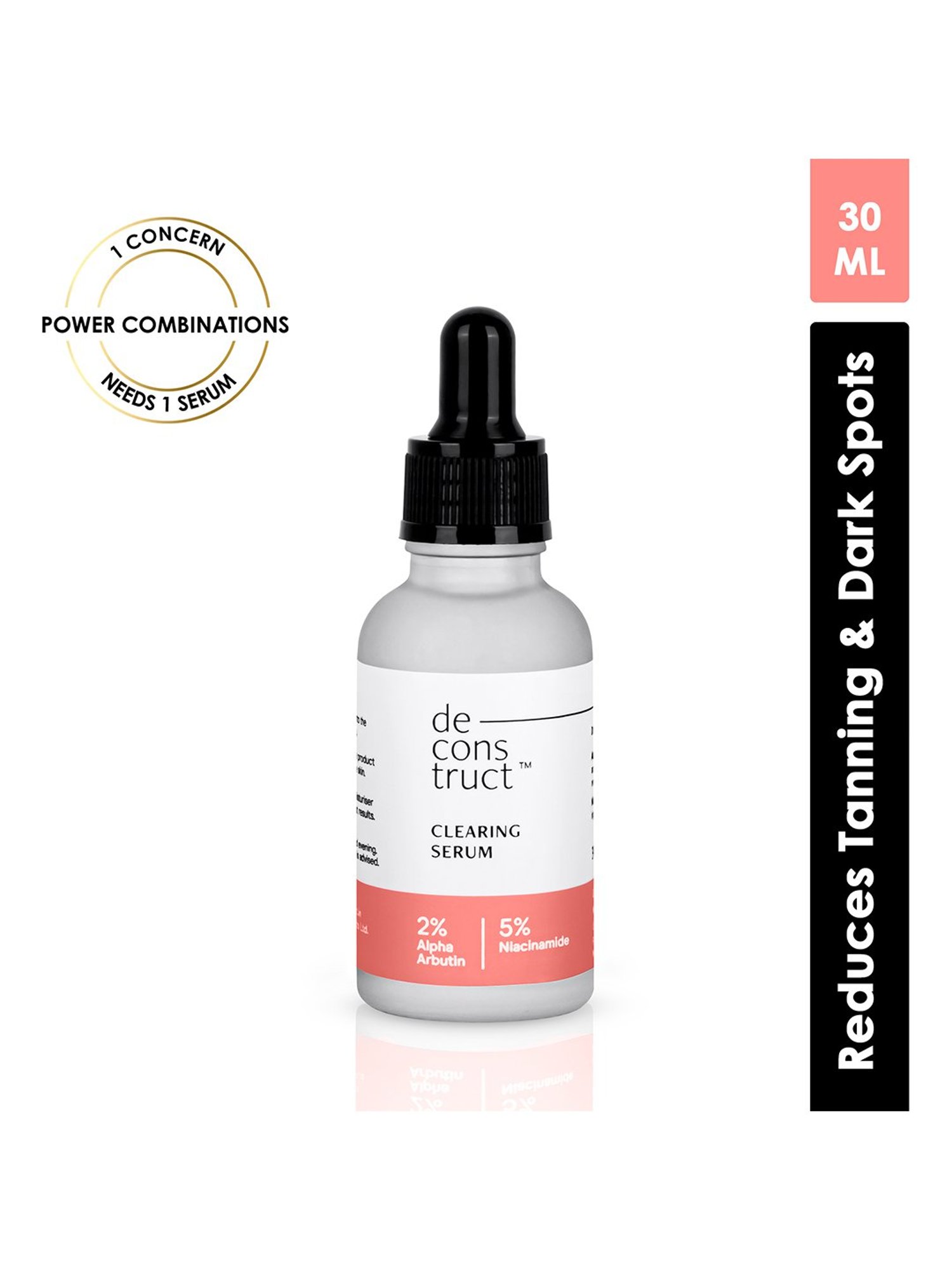 Deconstruct Clearing Serum with 2% Alpha Arbutin & 5% Niacinamide - 30 ml