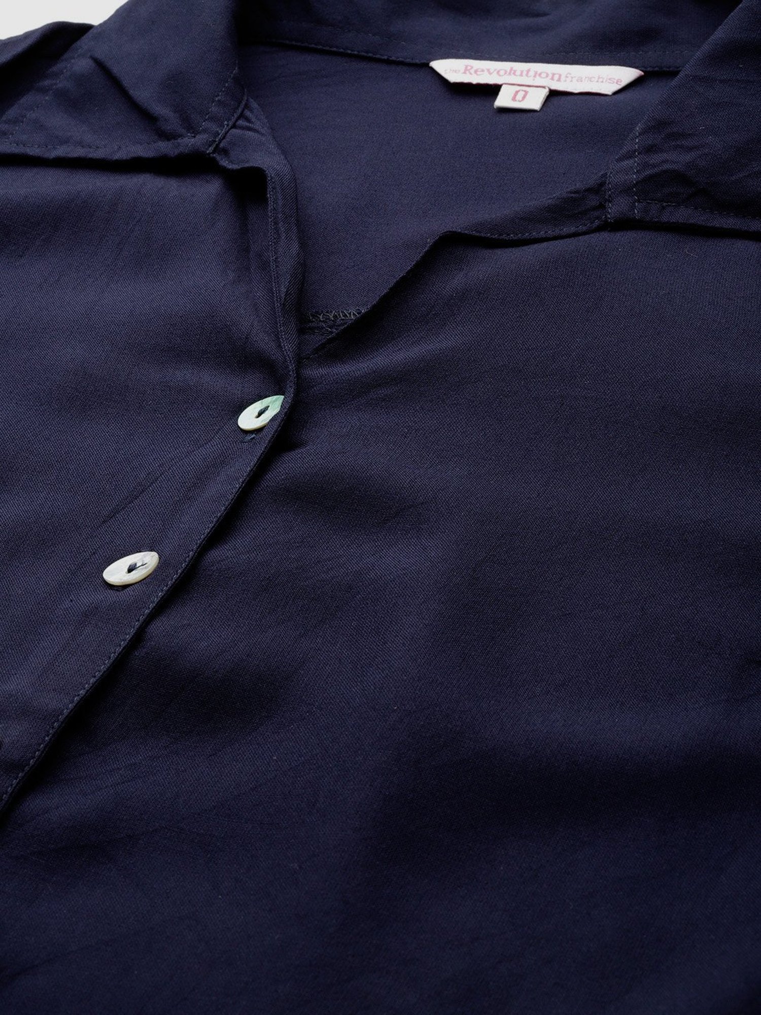 theRebelinme Navy Regular Fit Shirt