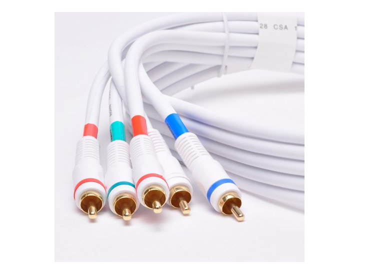 Male Component VideoAudio Cable Gold Plated 3ft 6ft 12ft 25ft 50ft 3FT
