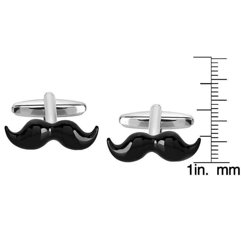 West Coast Jewelry Men's True Love Knot Cuff Links - Silver