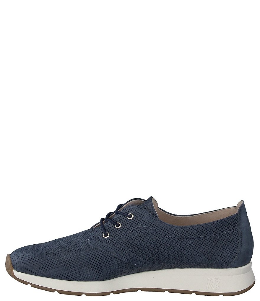 Paul Green Isabella Woven Nubuck Leather Oxford Sneakers