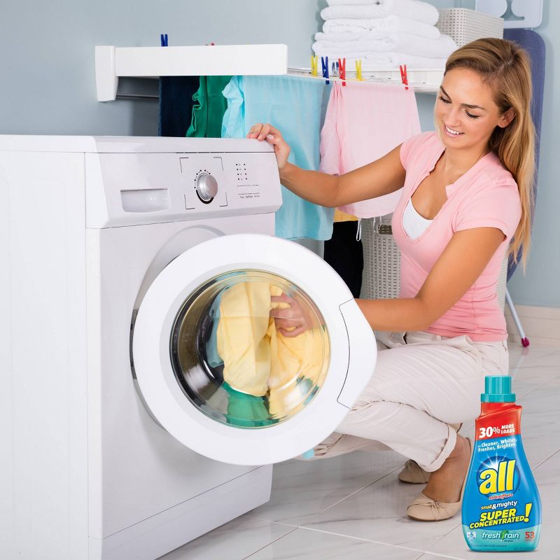 All Small & Mighty Fresh Rain Concentrated Liquid Laundry Detergent 53 Loads - 40 fl oz