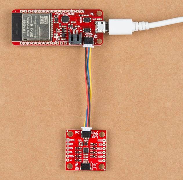 SparkFun 9DoF IMU Breakout-ICM-20948 Low power I2C & SPI enabled 9 axis motion tracking Includes Logic shifter Qwiic connection GPIO pins Digital Motion Processor Accelerometer Gyroscope Magnetometer