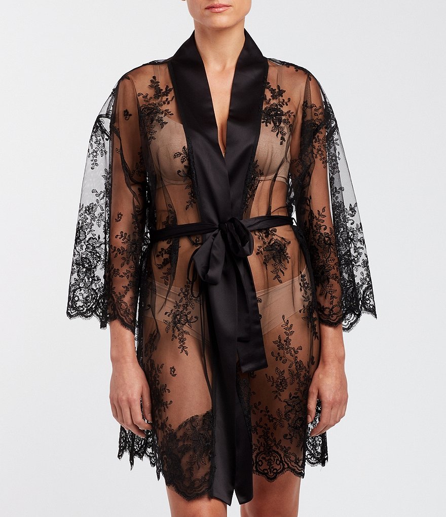 Little Giraffe Luxe Satin Snow Leopard Wrap Robe