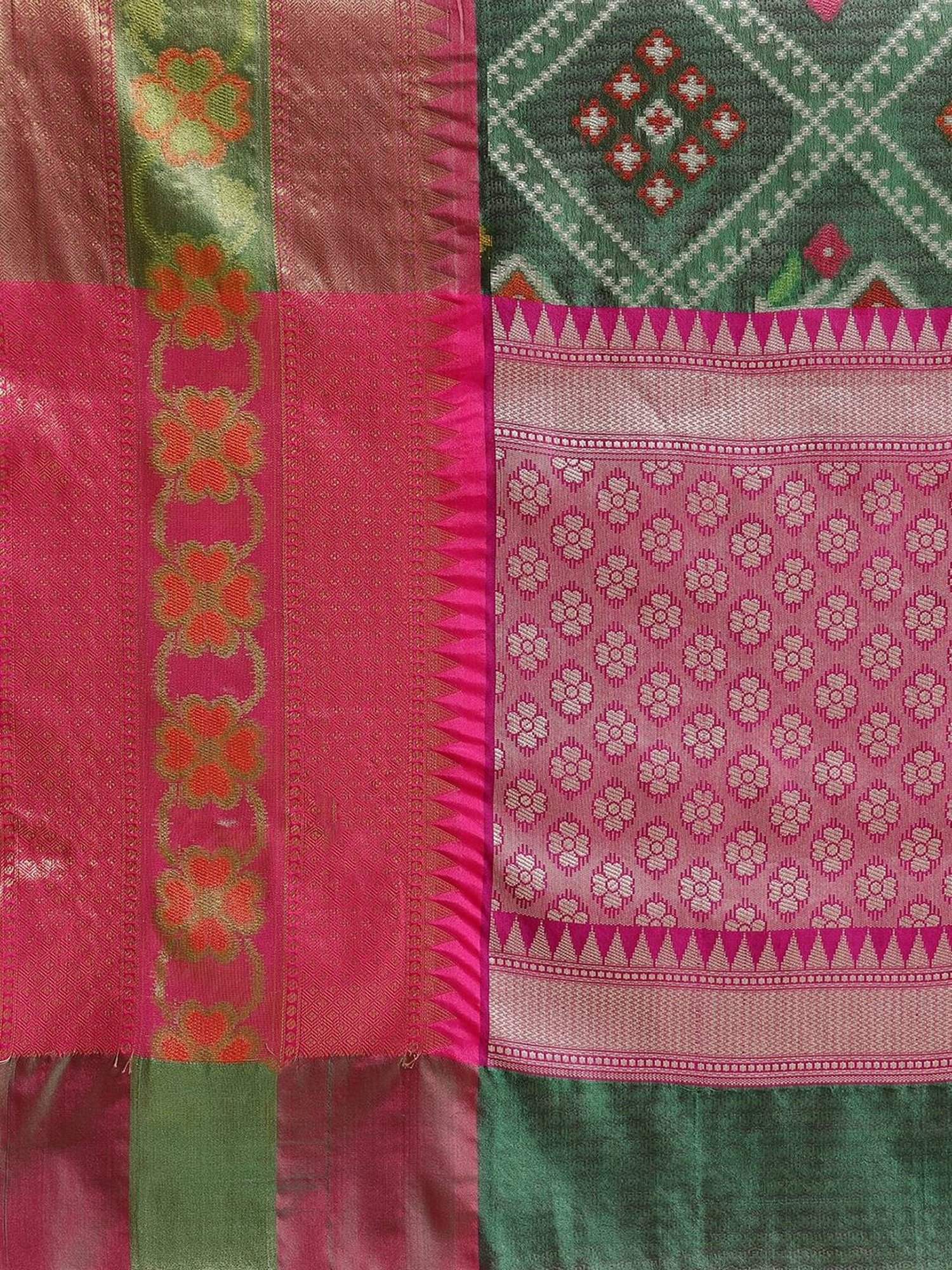 Banarasi Silk Works  Woven Saree with Blouse