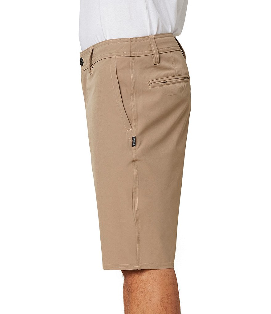 Redsand Solid Heather 20#double; Outseam Hybrid Shorts