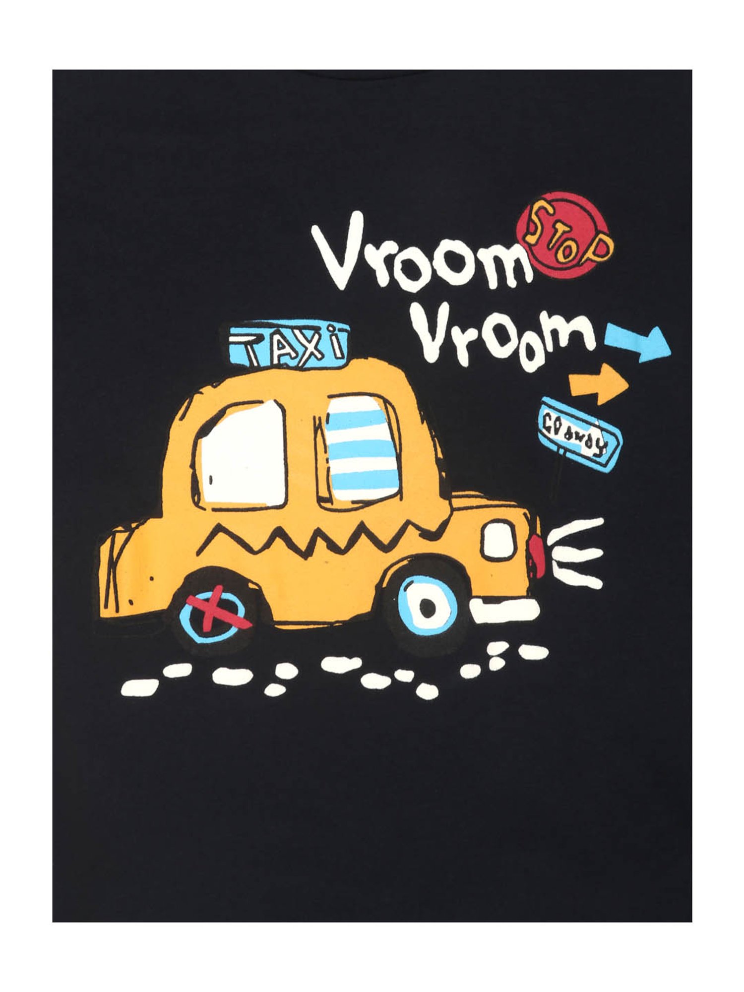 Lazy Shark Kids Black & Grey Printed  T-Shirt with  Shorts