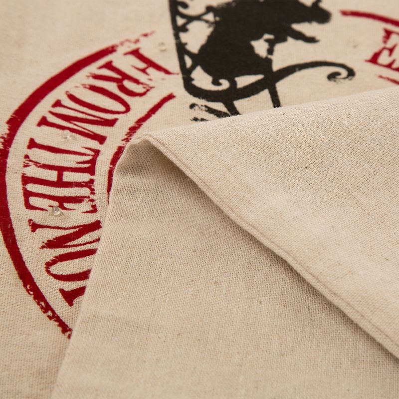 36" Lighted Burlap Gift Sack - Glitzhome