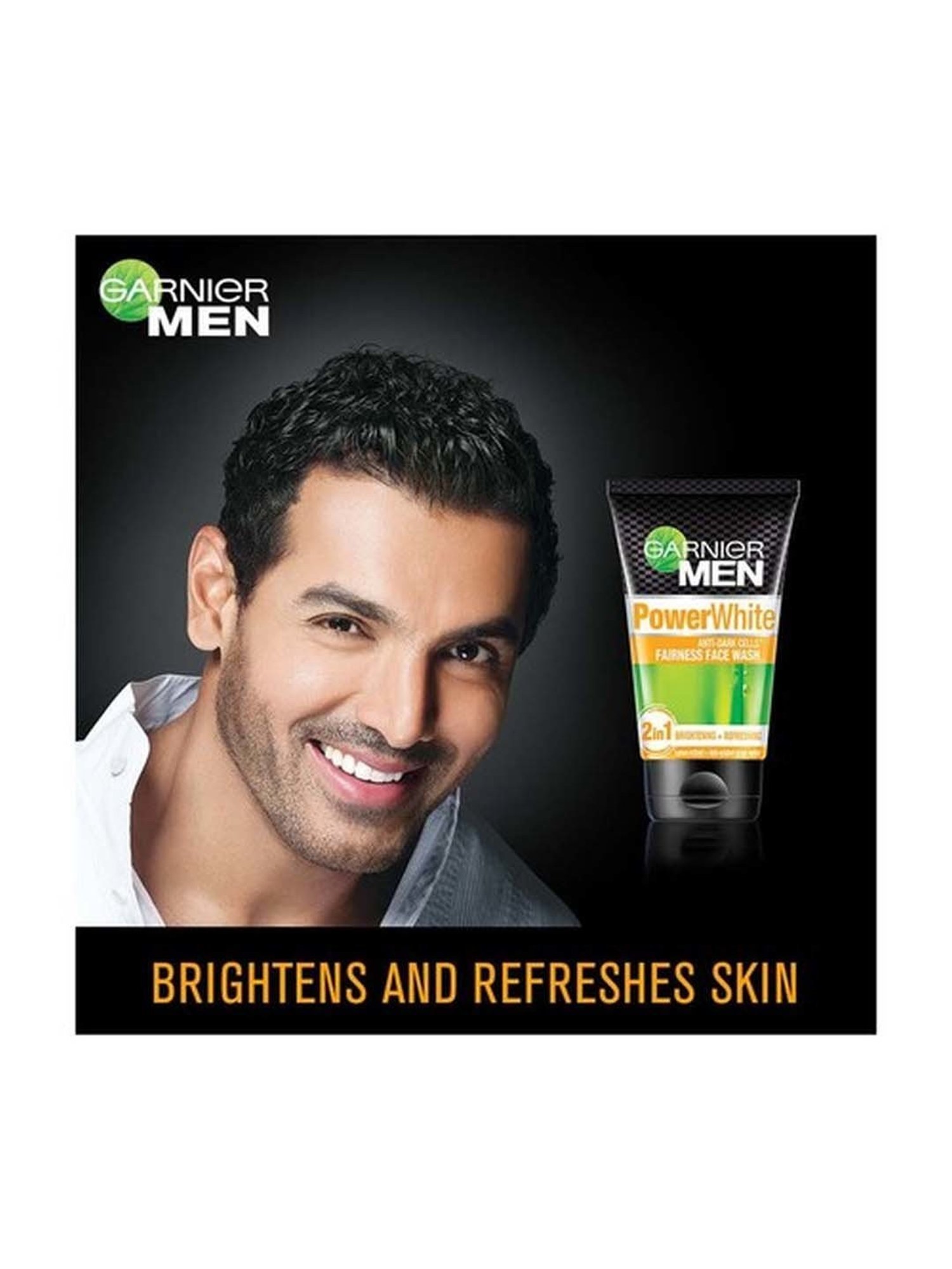 Garnier Men Tubro Bright Anti-Dark Cells Fairness Face Wash - 100 gm