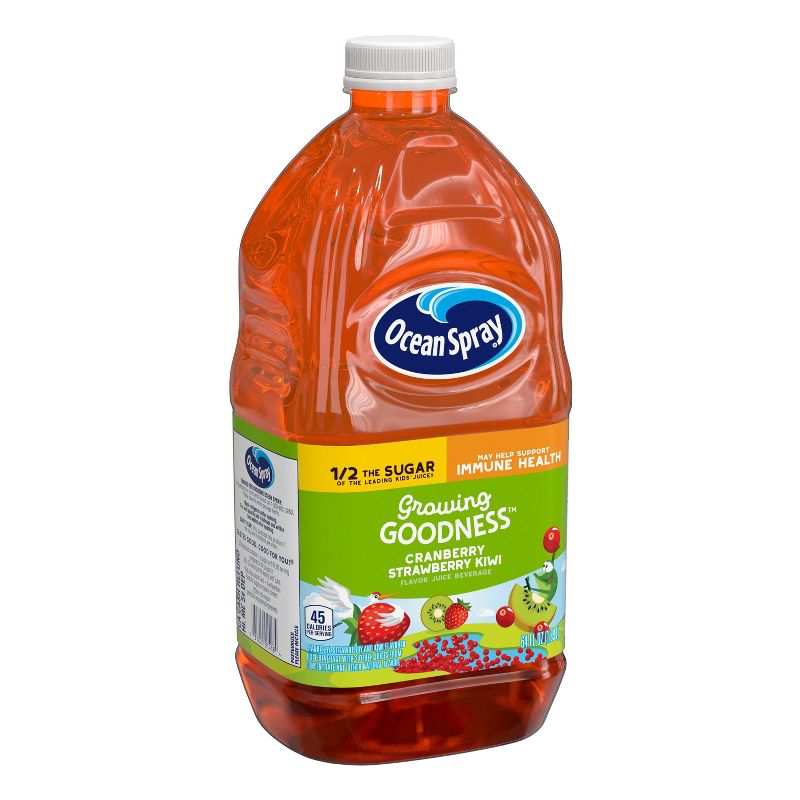 Ocean Spray Growing Goodness Cran Kiwi Strawberry Juice Drink - 64 fl oz Bottle