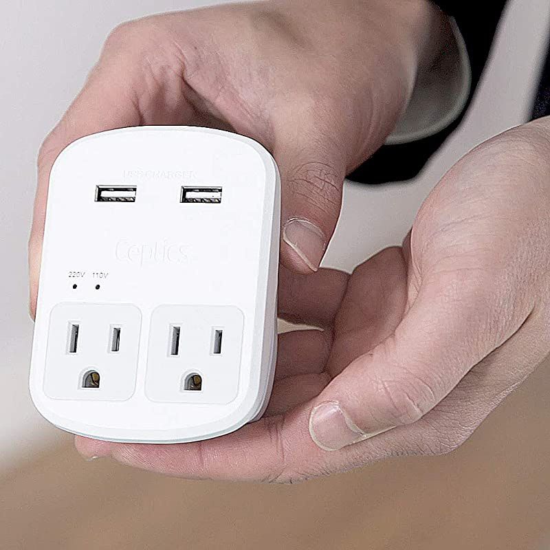 Safest Travel Adapter Kit Dual USB for iPhone Chargers Cell Phones Laptop Perfect for Travelers by  36A with Qc 30 Charge Faster