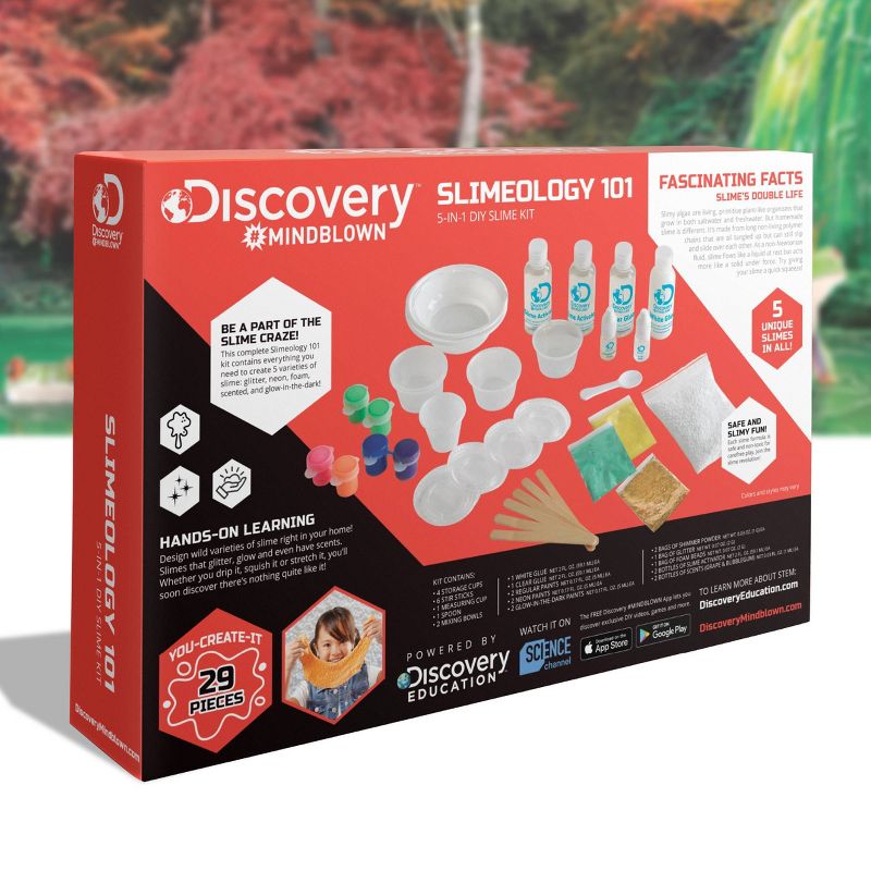 Discovery Kids Toy Slimeology 101 DIY 5-in-1 Science Kit