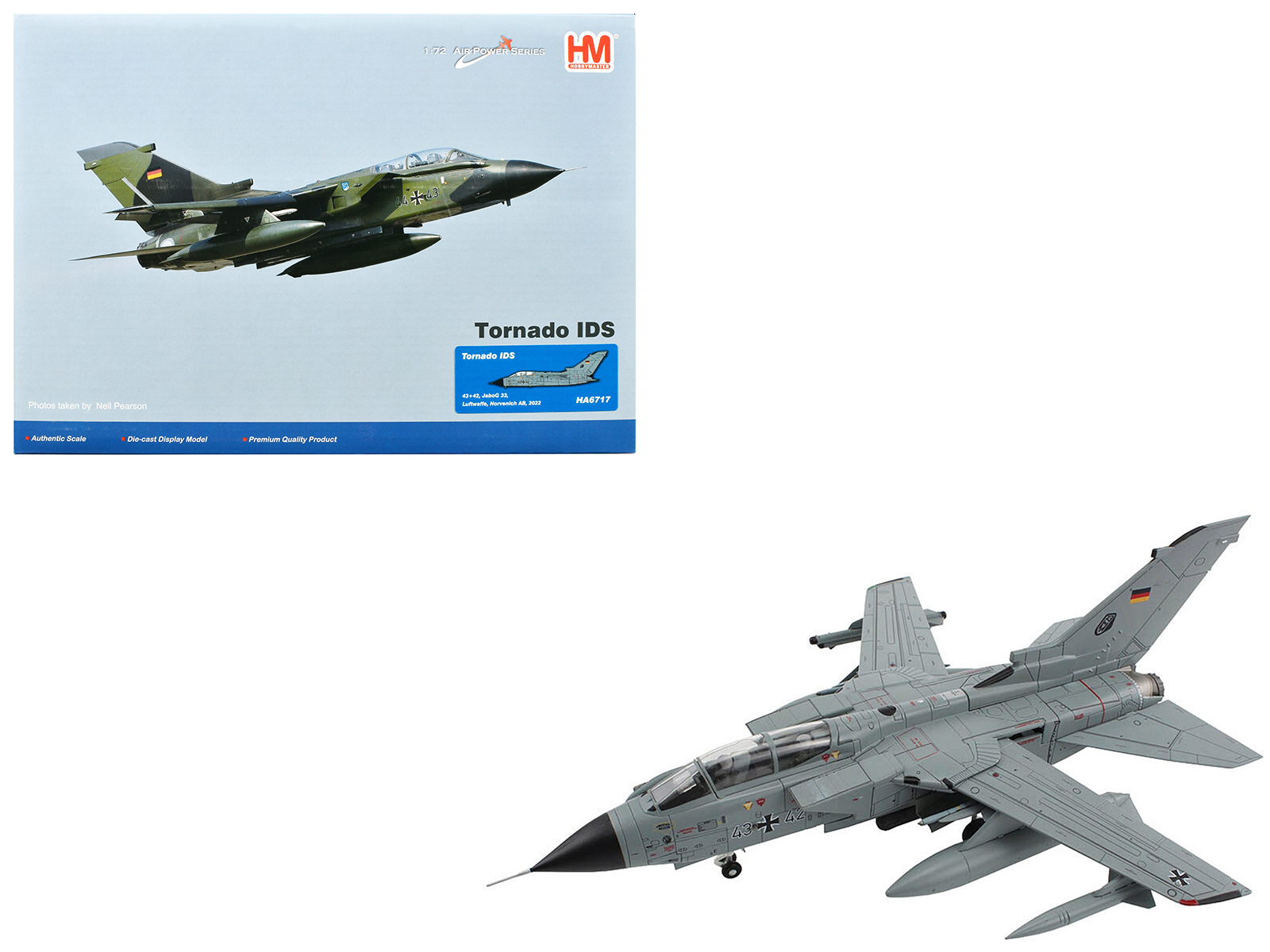 Panavia Tornado IDS Aircraft "Marineflieger MFG 1" (1990) German Navy 1/100 Diecast Model by Hachette Collections