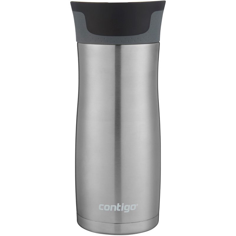 Contigo Autoseal West Loop 2.0 Travel Mug with Easy Clean Lid-2 Pack-Blue/Silver
