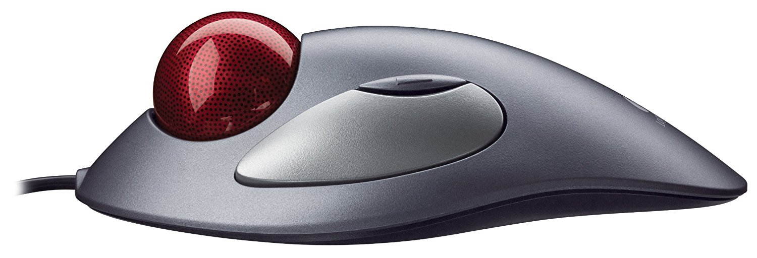 New - Logitech Trackman Marble Mouse, Four-Button, Programmable, Sensor Resolution: 300 ,Supported Windows Vista/ 7/8 /10, Mac OS X 10.5 or later, Chrome OS ,Fingertip-based control helps reduce hand