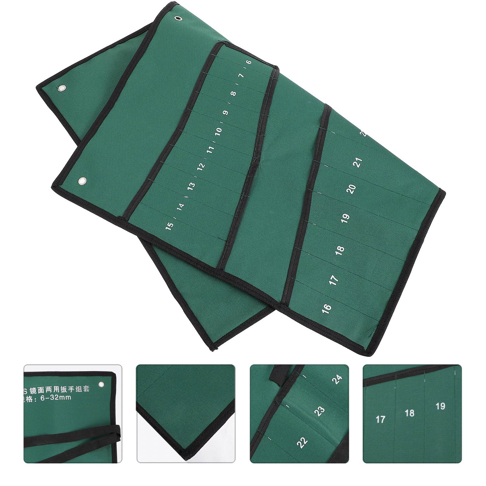 1pc Wrench Storage Bag Strap-on  Multi-function Holder Pouch for Tools Spanner Wrench