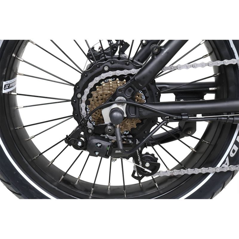 Go Power Bike 20" Go Cruiser Electric Folding Cruiser Bike - Black