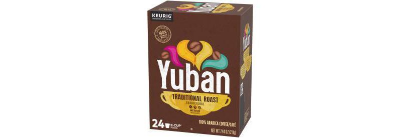 Yuban Traditional Medium Dark Roast Coffee Pods - 24ct
