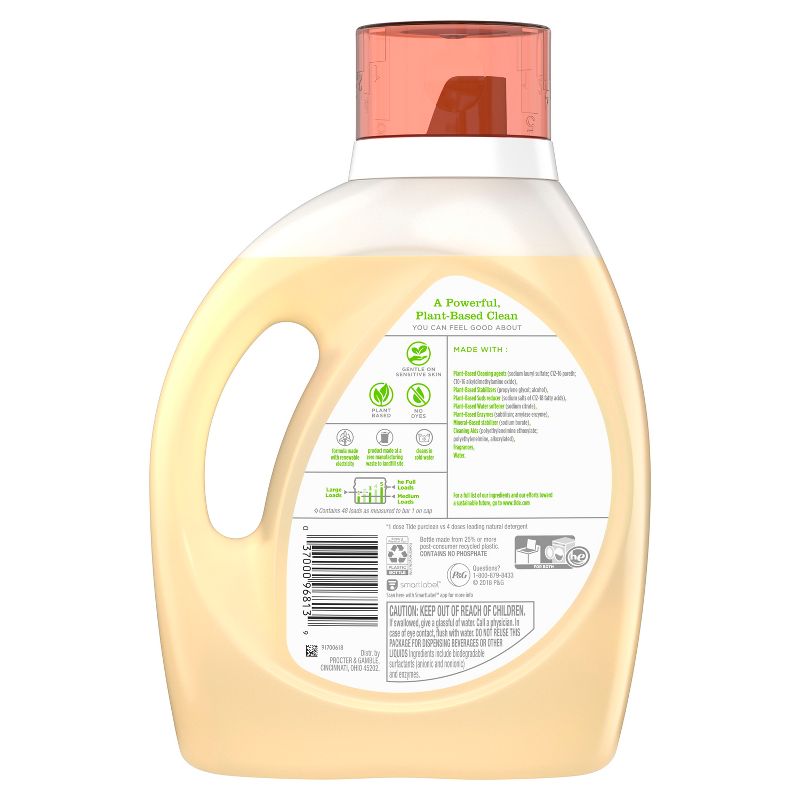 Tide purclean Honey Lavender Liquid Laundry Detergent - 69 fl oz