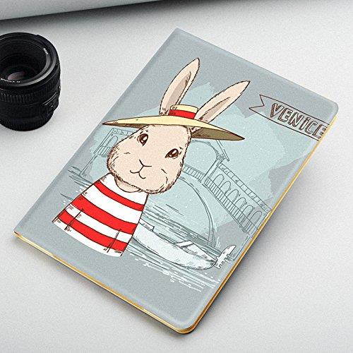 iPad Mini 4 7.9 Inch Case ( A1538 / A1550 ) Cover Premium Shock Proof Ultra Slim Fit Folio Smart Shell Auto Sleep / Wake, Multi-Angle Stand, Lightweight Folio iPad Mini 4 -7.9 Inch 2015 : Bunny Hat