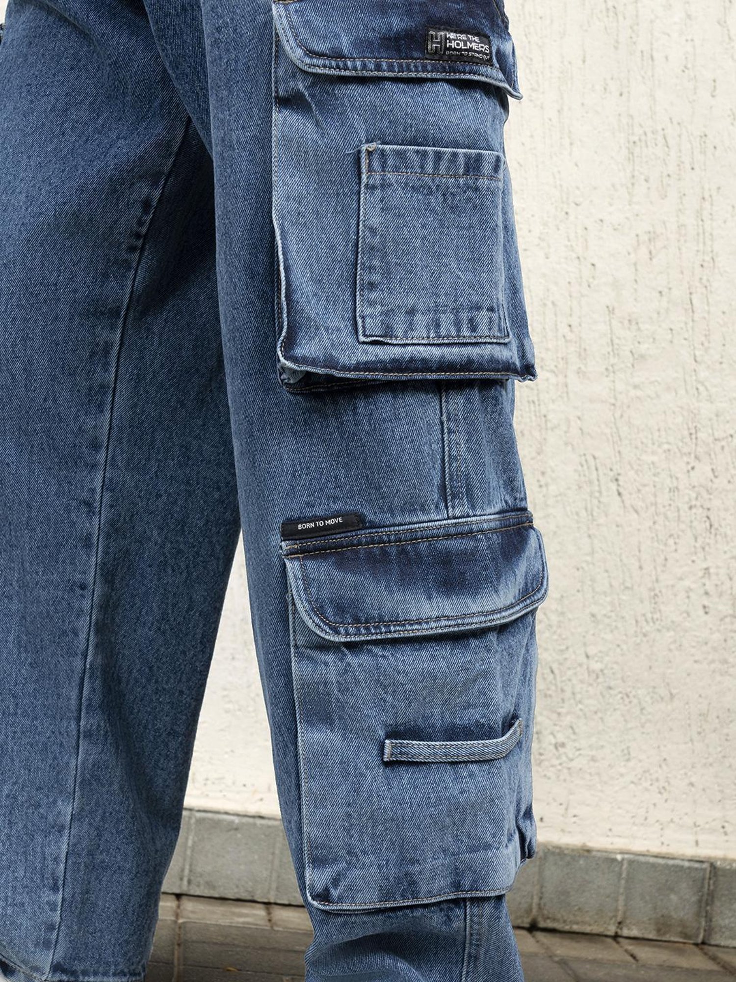 Hubberholme Men Cotton Long Sleeves Oversized Checked Double Pocket Shirt 159