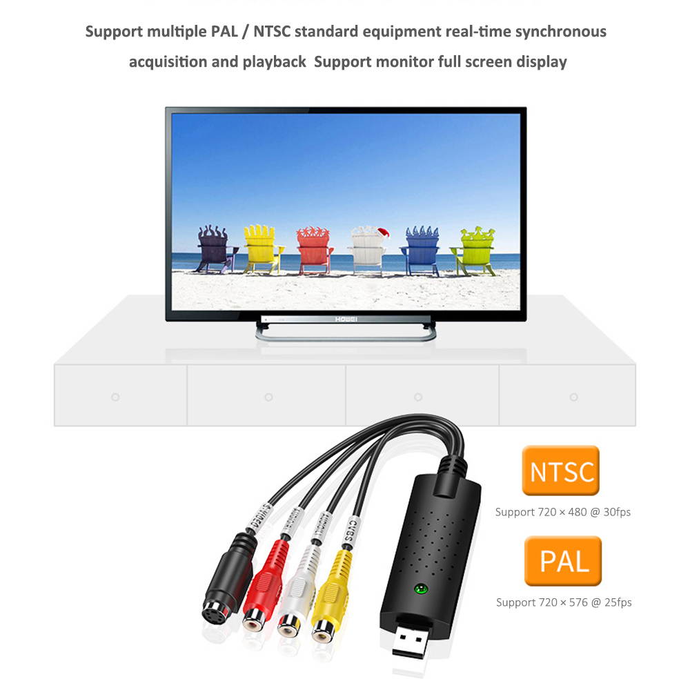 Single-Channel USB 2.0 Video Capture Card Video Capture Adapter