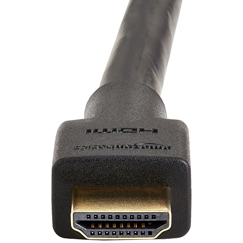Basics CL3 Rated High-Speed 4K HDMI Cable - 10 Feet, Pack of 2