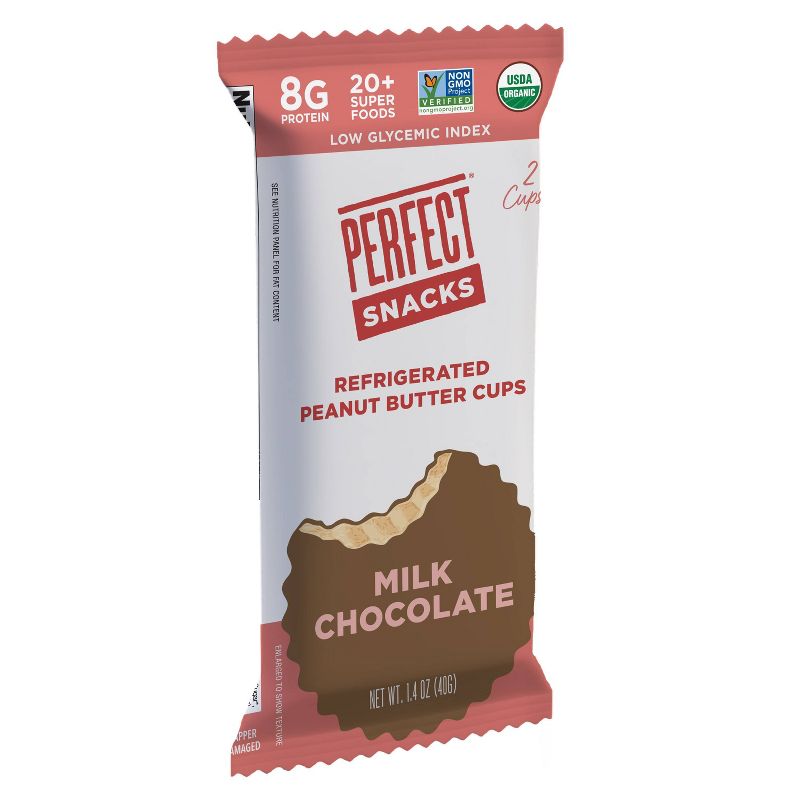 Perfect Snacks Milk Chocolate Peanut Butter Cups - 1.4oz/2pk
