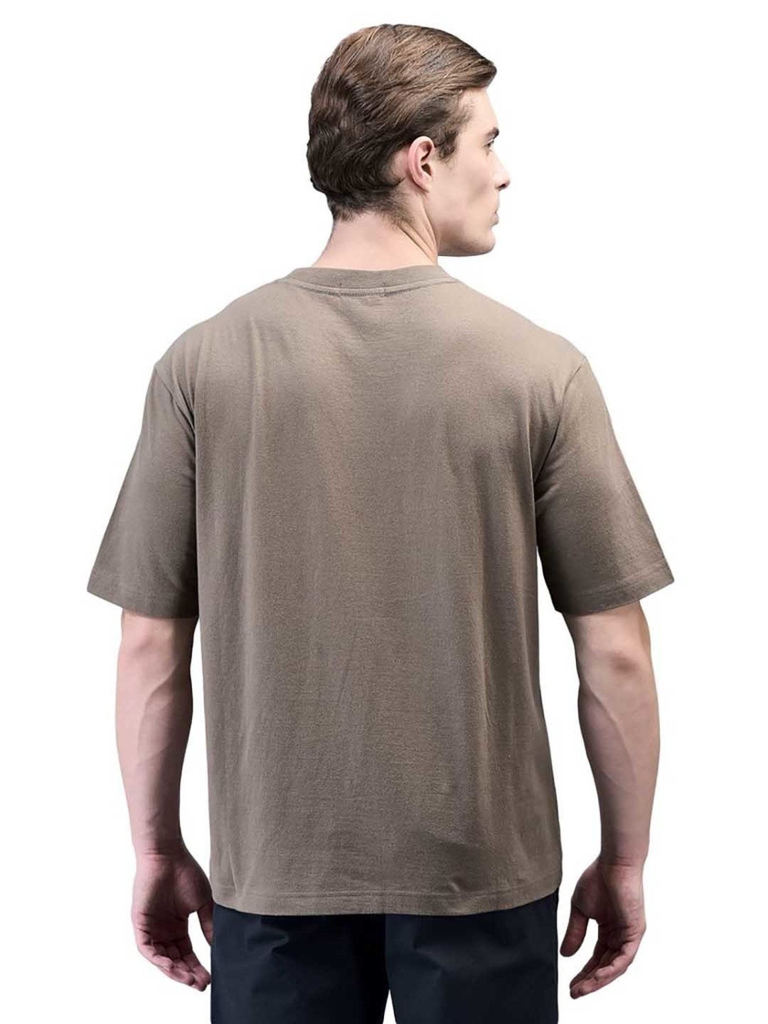 Woodland Light Olive Regular Fit Crew T-Shirt