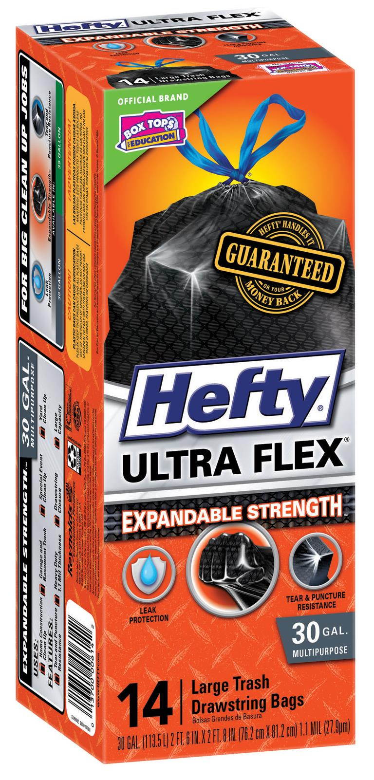 Hefty Ultra Flex 30Ga 14Ct 3326-3526