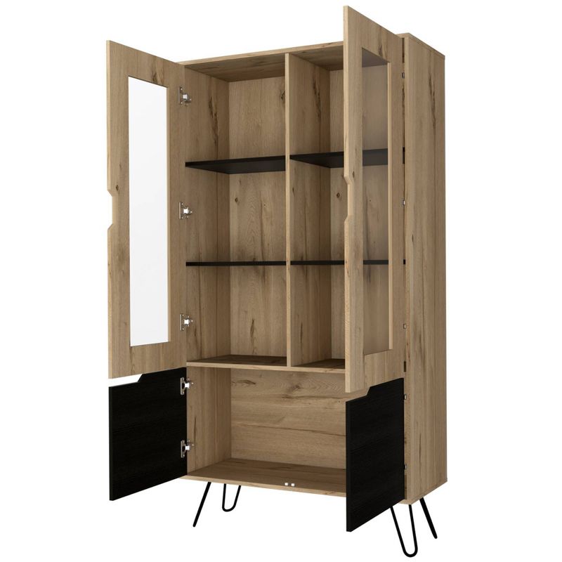 Wood 2 Door Storage Cabinet in White-Pemberly Row