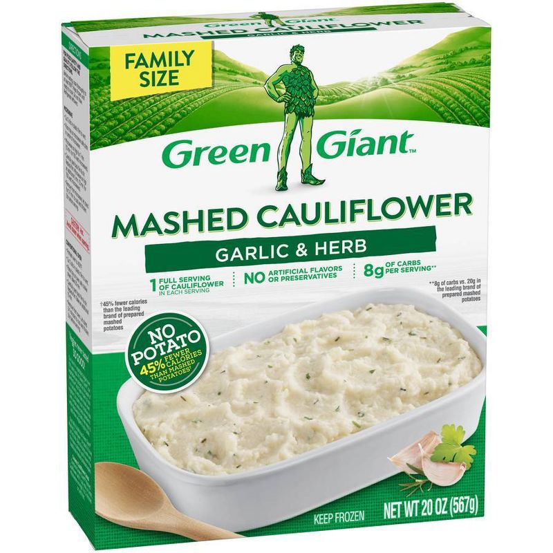Green Giant Mashed Frozen Cauliflower Garlic & Herb - 20oz