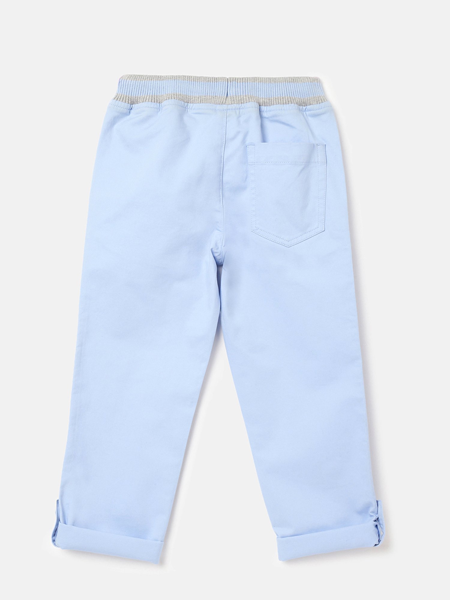 United Colors of Benetton Boys Blue Solid Trousers