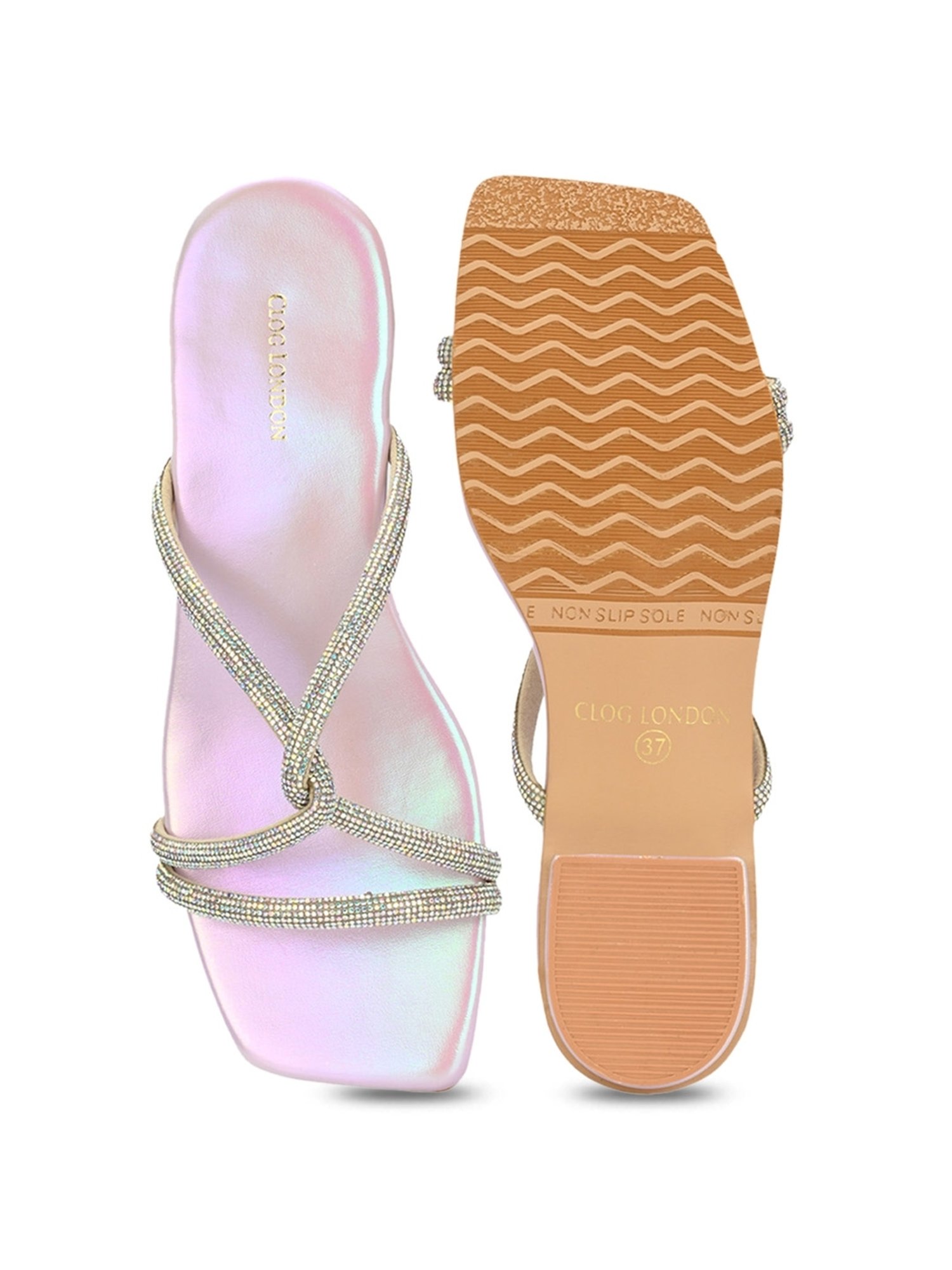 Clog London Women's Purple Casual Sandals