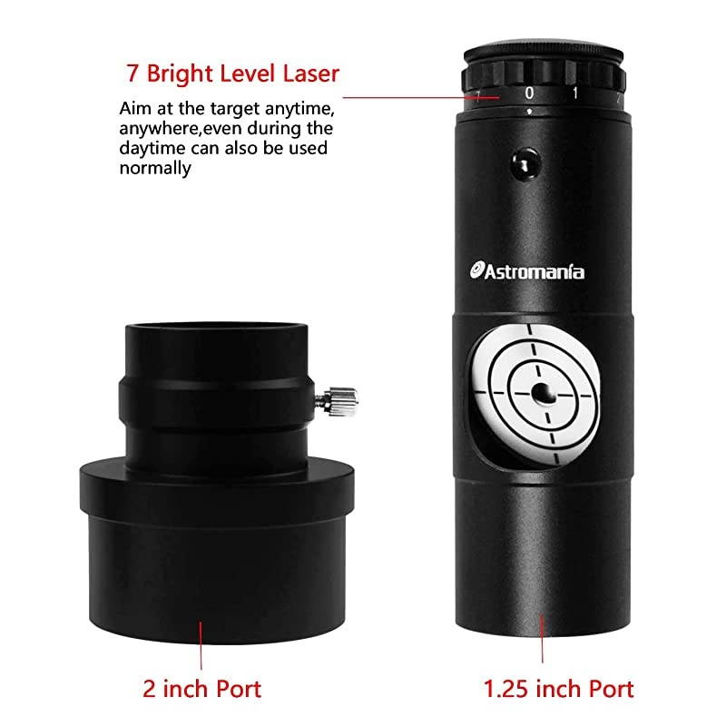 Alignment 125 Next Generation Laser Collimator 2 Adaptor for Newtonian Telescopes