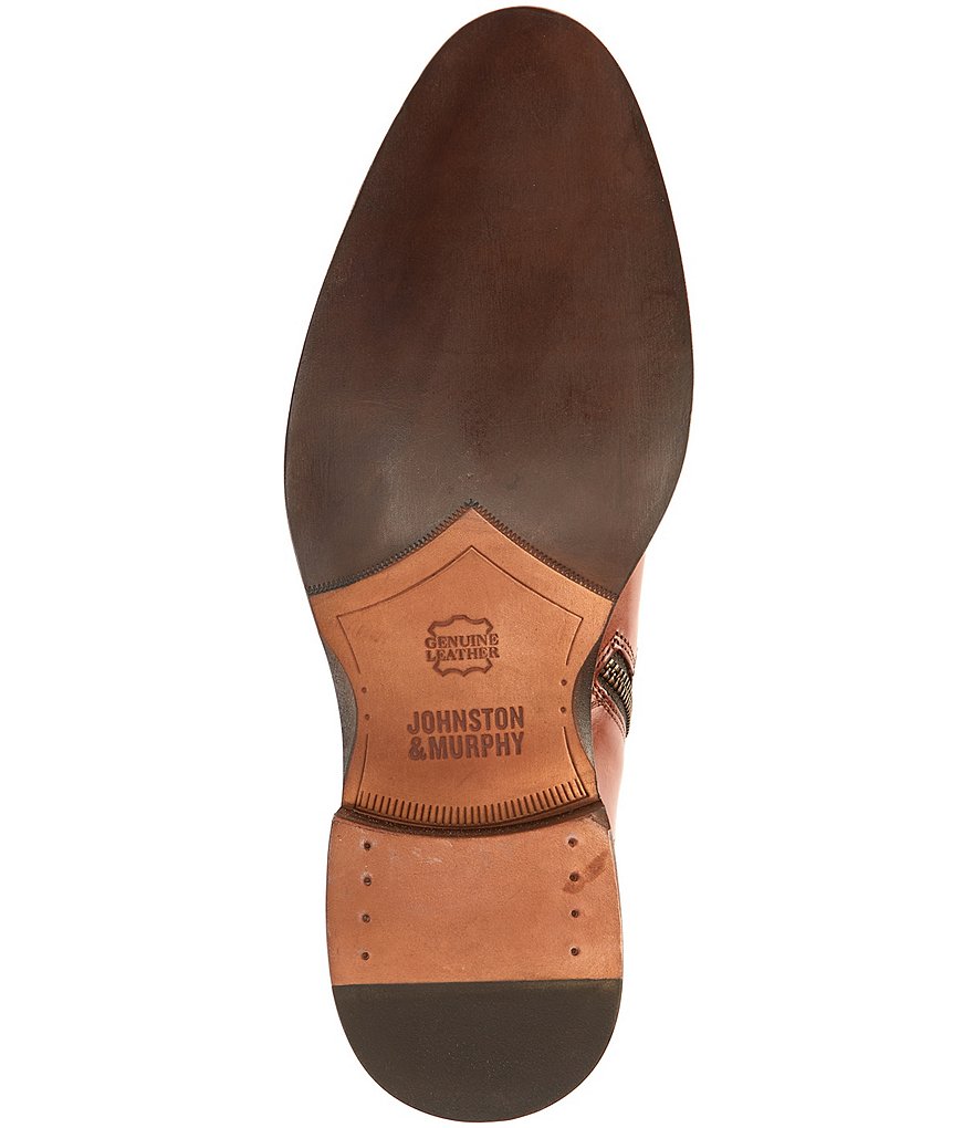 Johnston & Murphy Men's Sayer Side Zip Plain Toe Boots