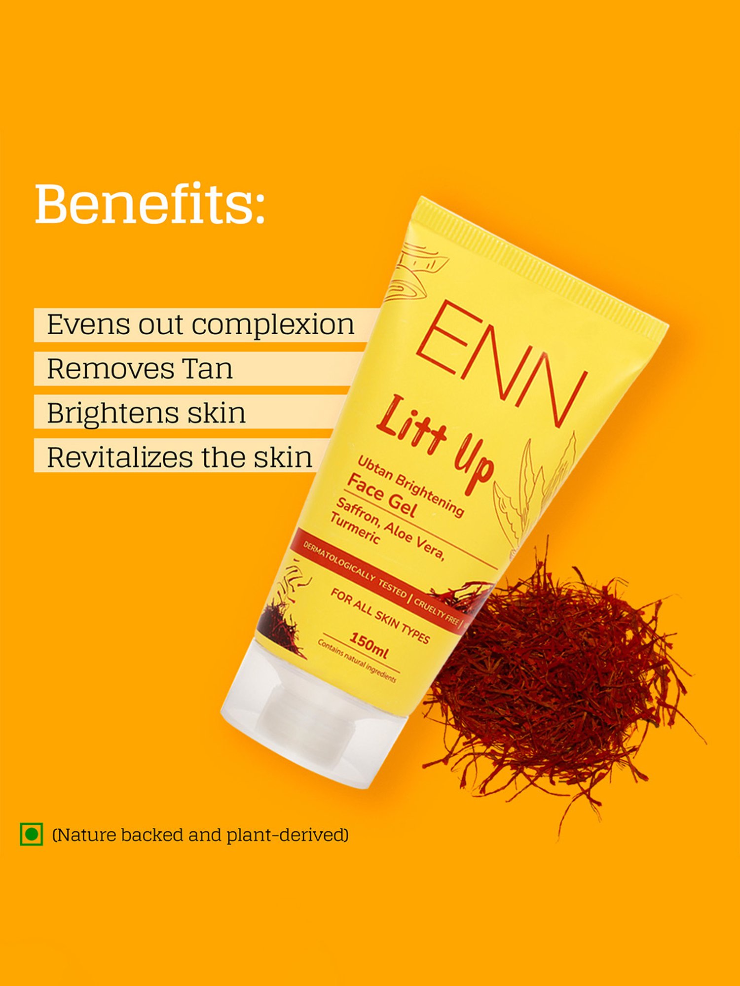 ENN Litt Up Ubtan Skin Brightening Forming Face Wash & Face Gel