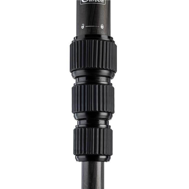 Benro Tripster Travel Carbon Fiber Tripod/Monopod, 2 Series, Black #FTR28CB1GBLK