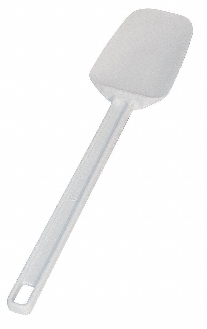 CRESTWARE PS165S Spoon Spatula,Plastic,16-1/2 In,PK12