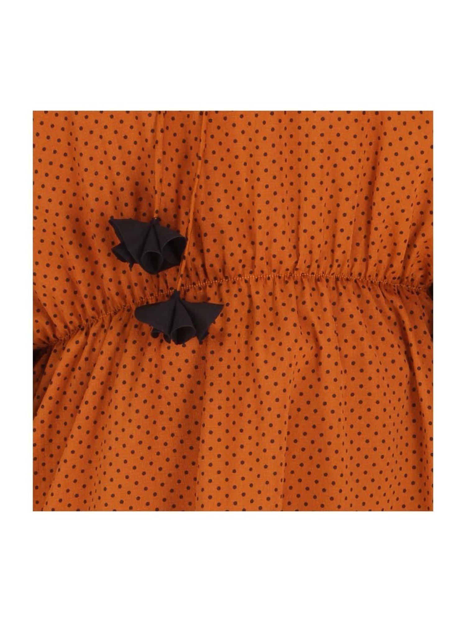 Cutecumber Kids Brown Printed Casual Dress